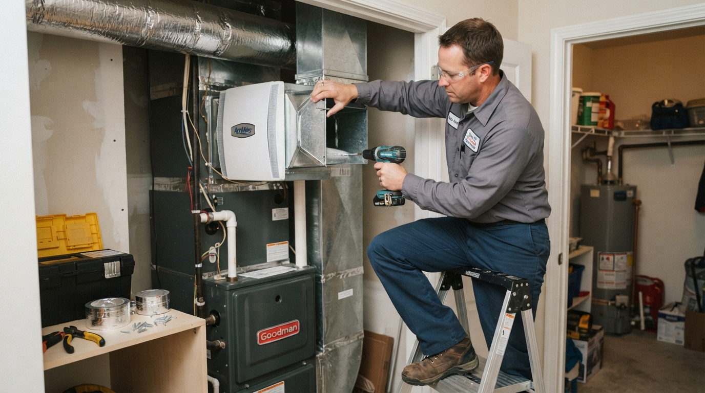 Air filtration system installation Spring Hill TN