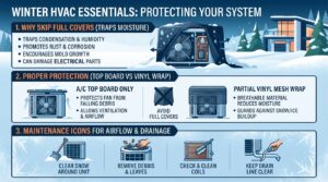 Winter HVAC essentials infographic
