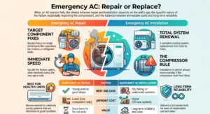 emergency ac installation