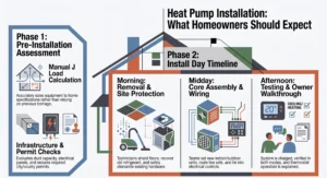 heat pump installation